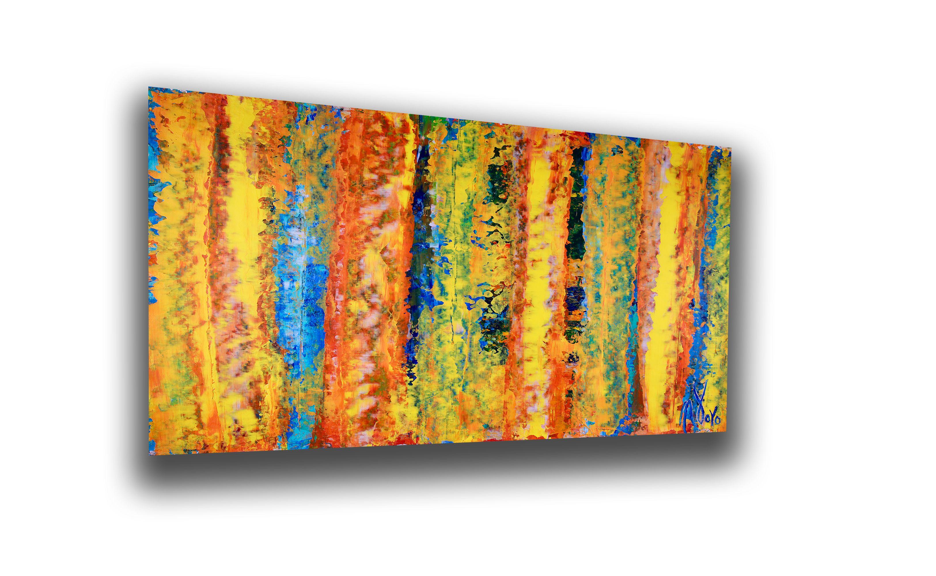 Frenzy 1, technique mixte sur toile - Abstrait Mixed Media Art par Nestor Toro