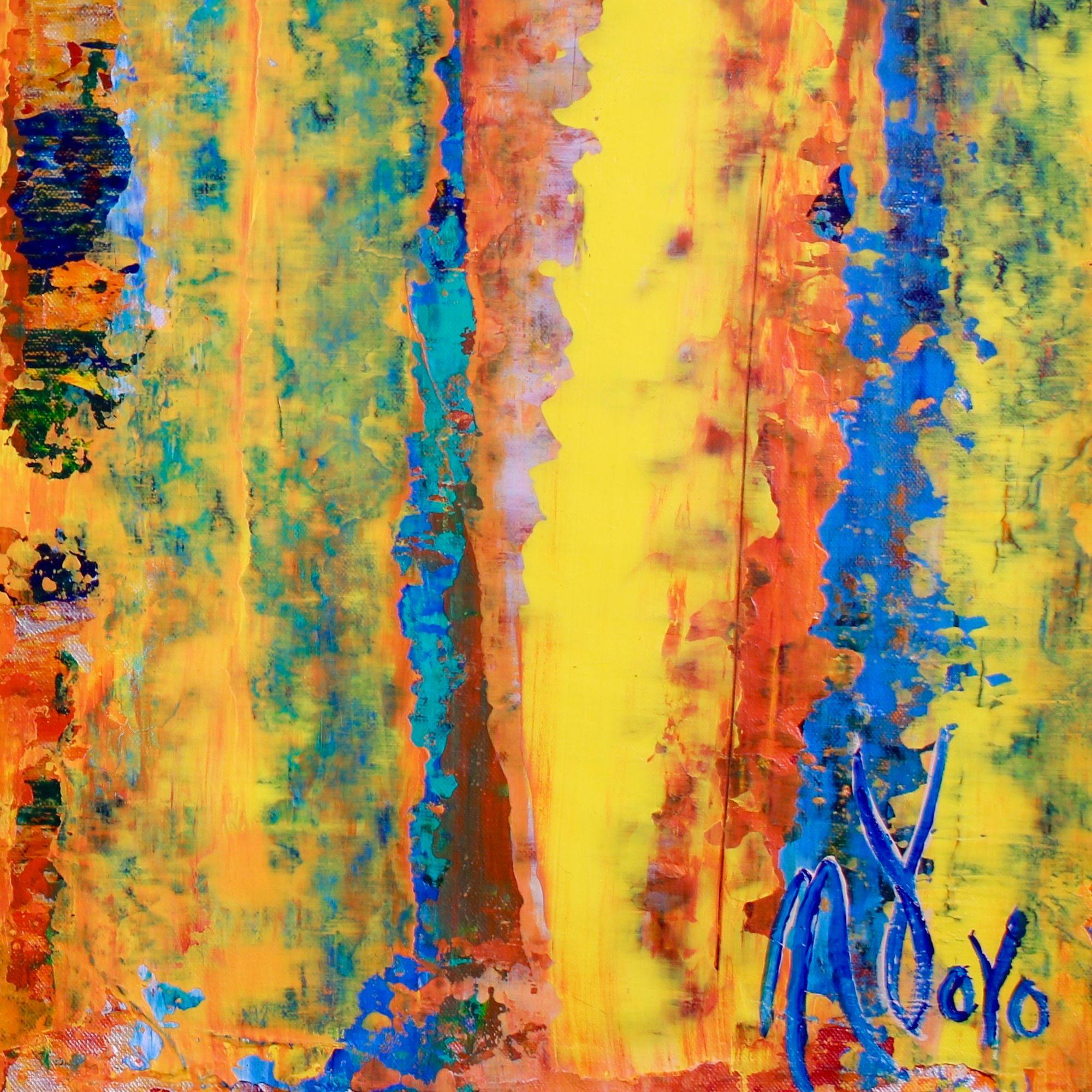 Frenzy 1, technique mixte sur toile en vente 1