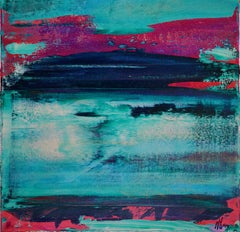 Infinite Luminance-Panorama, Mixed Media auf Leinwand