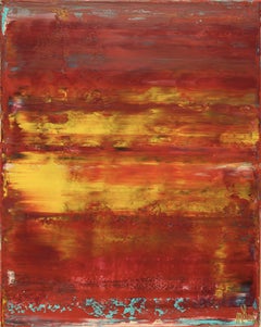 Rojo infinito (Fiery spectra) 2, Mixed Media on Canvas