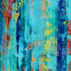 Visionary Terrain, Mischtechnik auf Leinwand