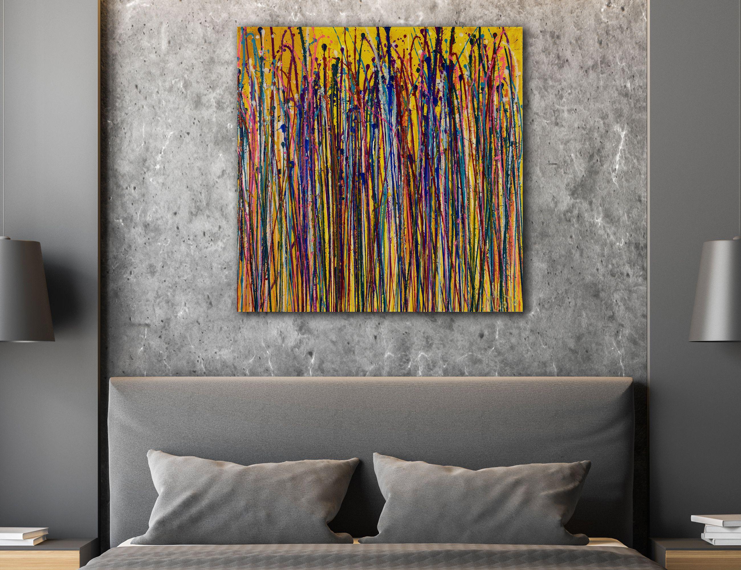 A Beautiful Noise 2, Painting, Acrylic on Canvas For Sale 2