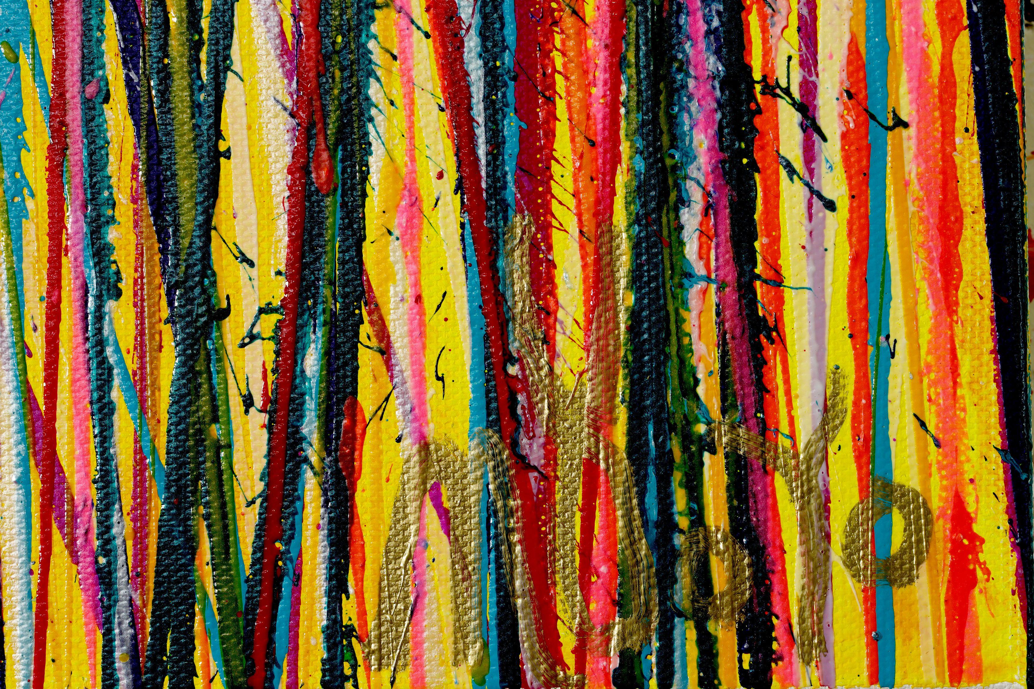 A Beautiful Noise 2, Painting, Acrylic on Canvas For Sale 4