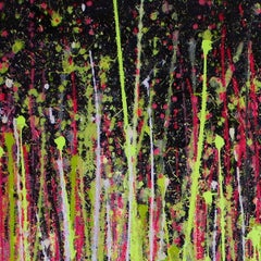 A closer look (Garden luminance), Painting, Acrylic on Canvas