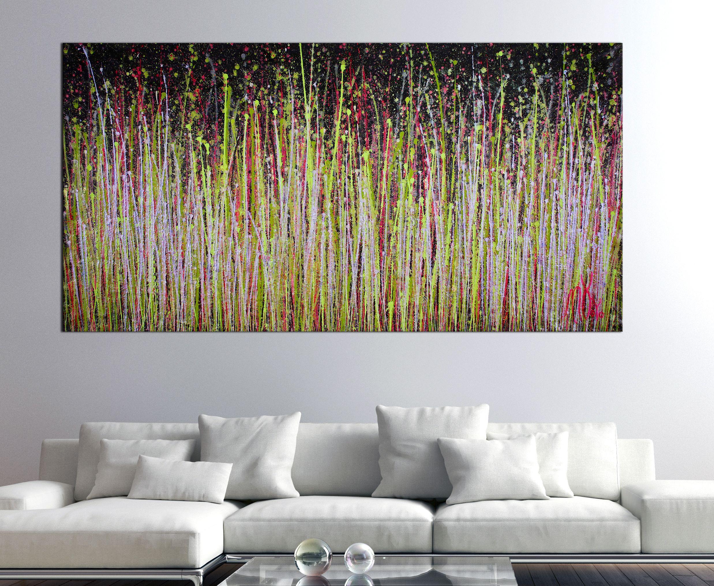 A closer look (Garden luminance), Painting, Acrylic on Canvas For Sale 1