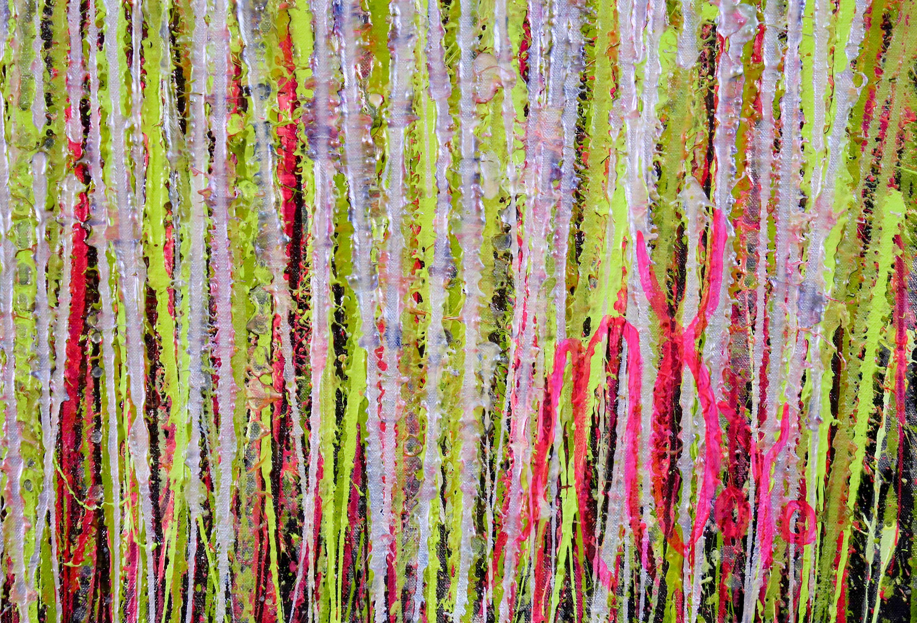 A closer look (Garden luminance), Painting, Acrylic on Canvas For Sale 2