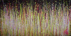 A closer look (Garden luminance), Painting, Acrylic on Canvas