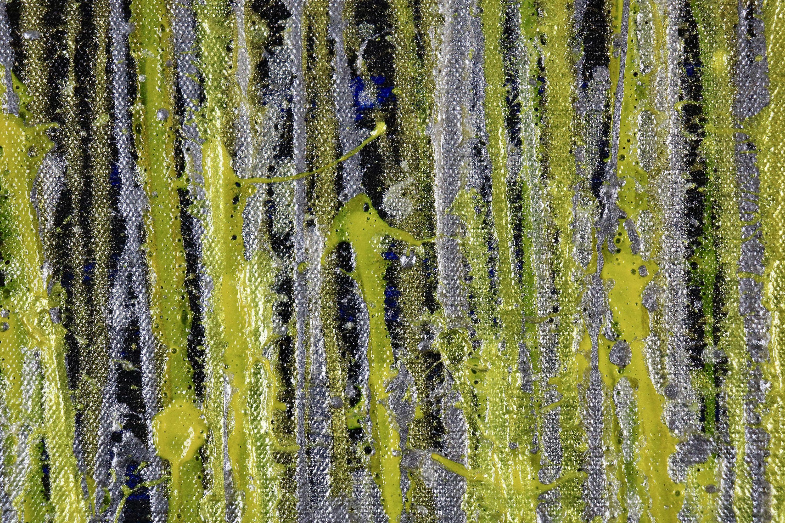 closer look (Luminance garden) 3, Gemälde, Acryl auf Leinwand (Braun), Abstract Painting, von Nestor Toro