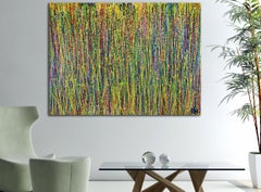 A Closer Look (Schwarzer Morgen), Gemälde, Acryl auf Leinwand