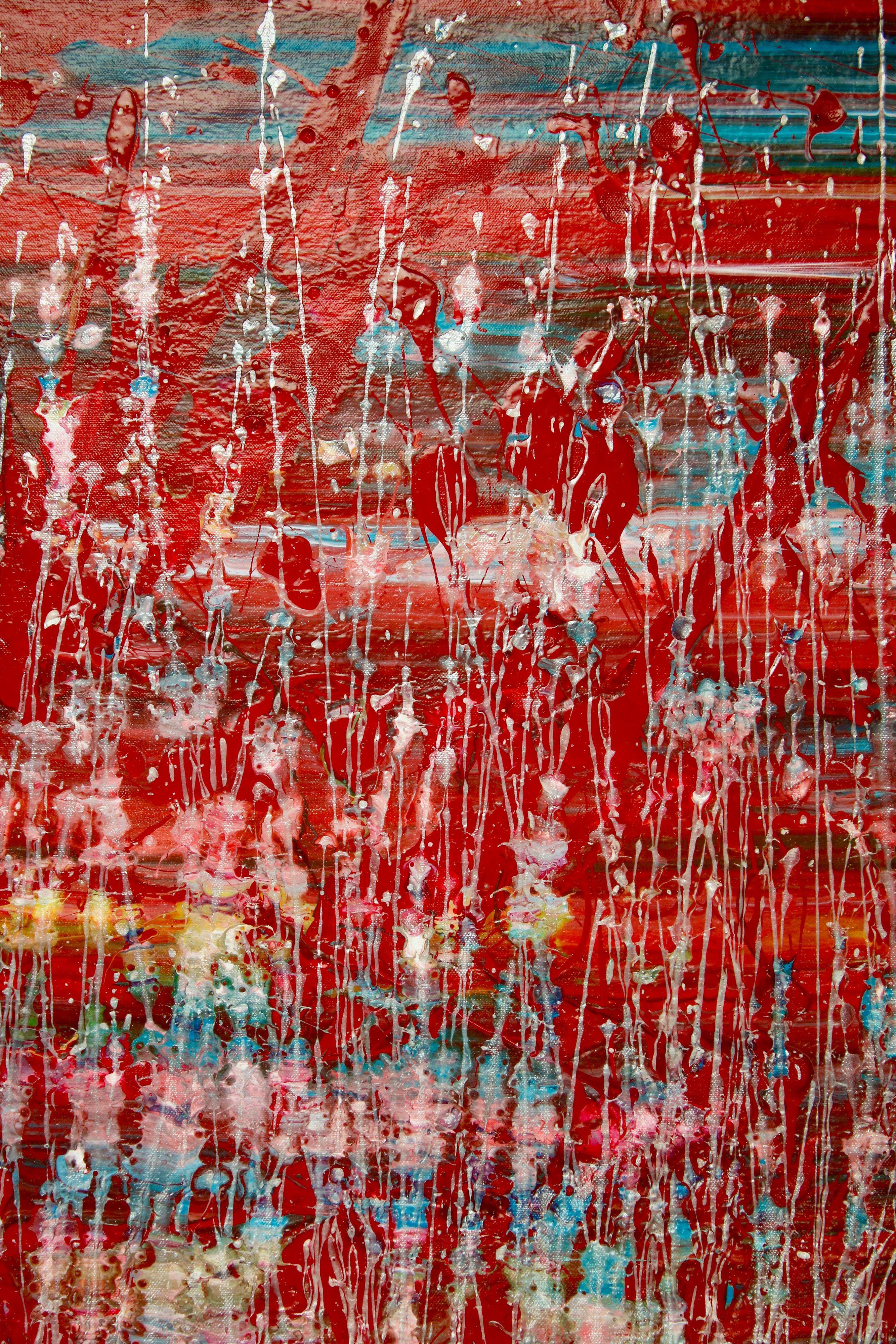 Uno sguardo più ravvicinato (Giardino del tuono), Pittura, Acrilico su tela - Painting Astratto di Nestor Toro