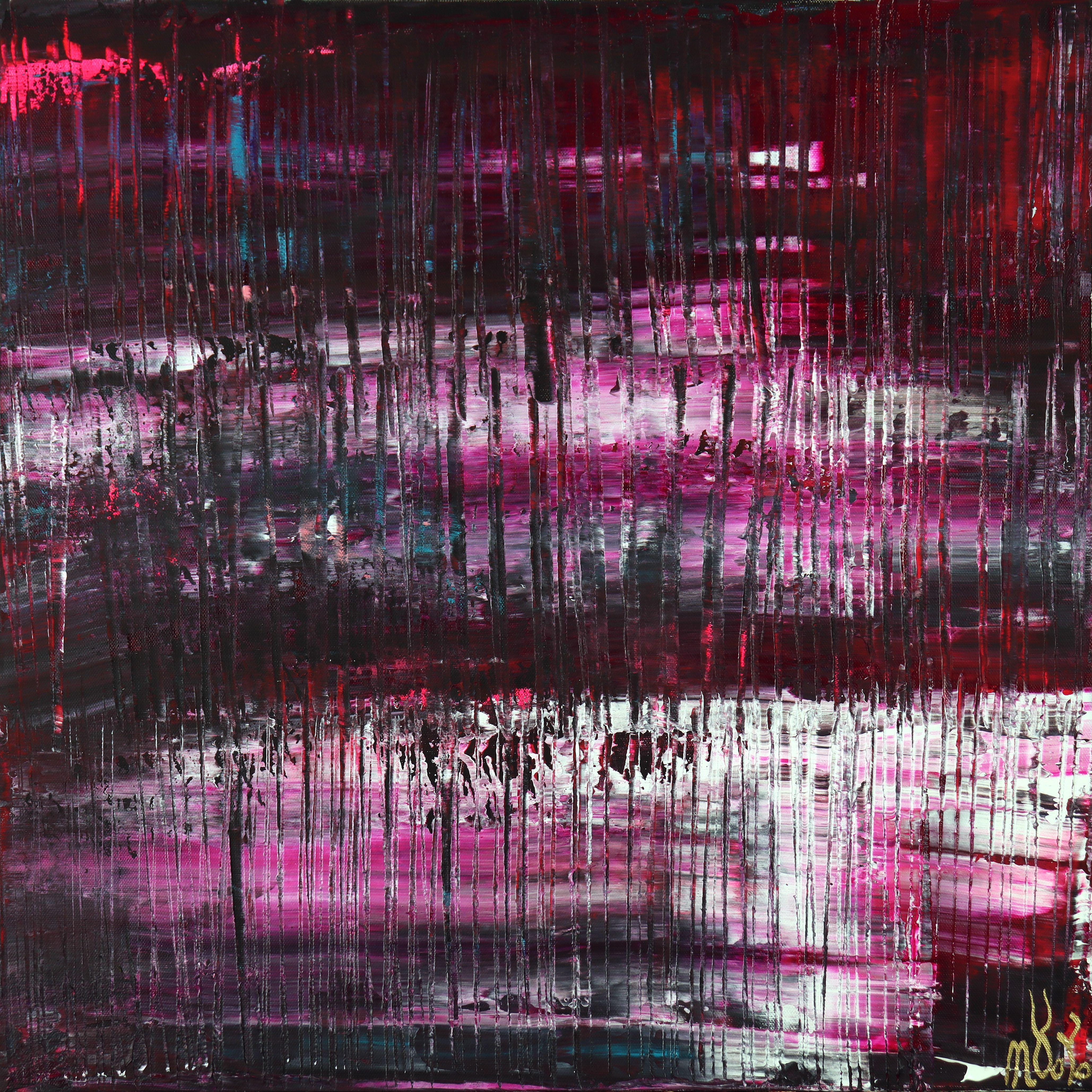 Abstract Painting di Nestor Toro - Equazione dei colori 9, Pittura, Acrilico su tela