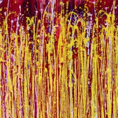 A delicate chaos (Metallic Spectra), Painting, Acrylic on Canvas