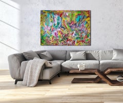 Ein paar Tage im Paradies, Gemälde, Acryl auf Leinwand