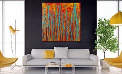 Une chanson féroce, peinture sur toile acrylique