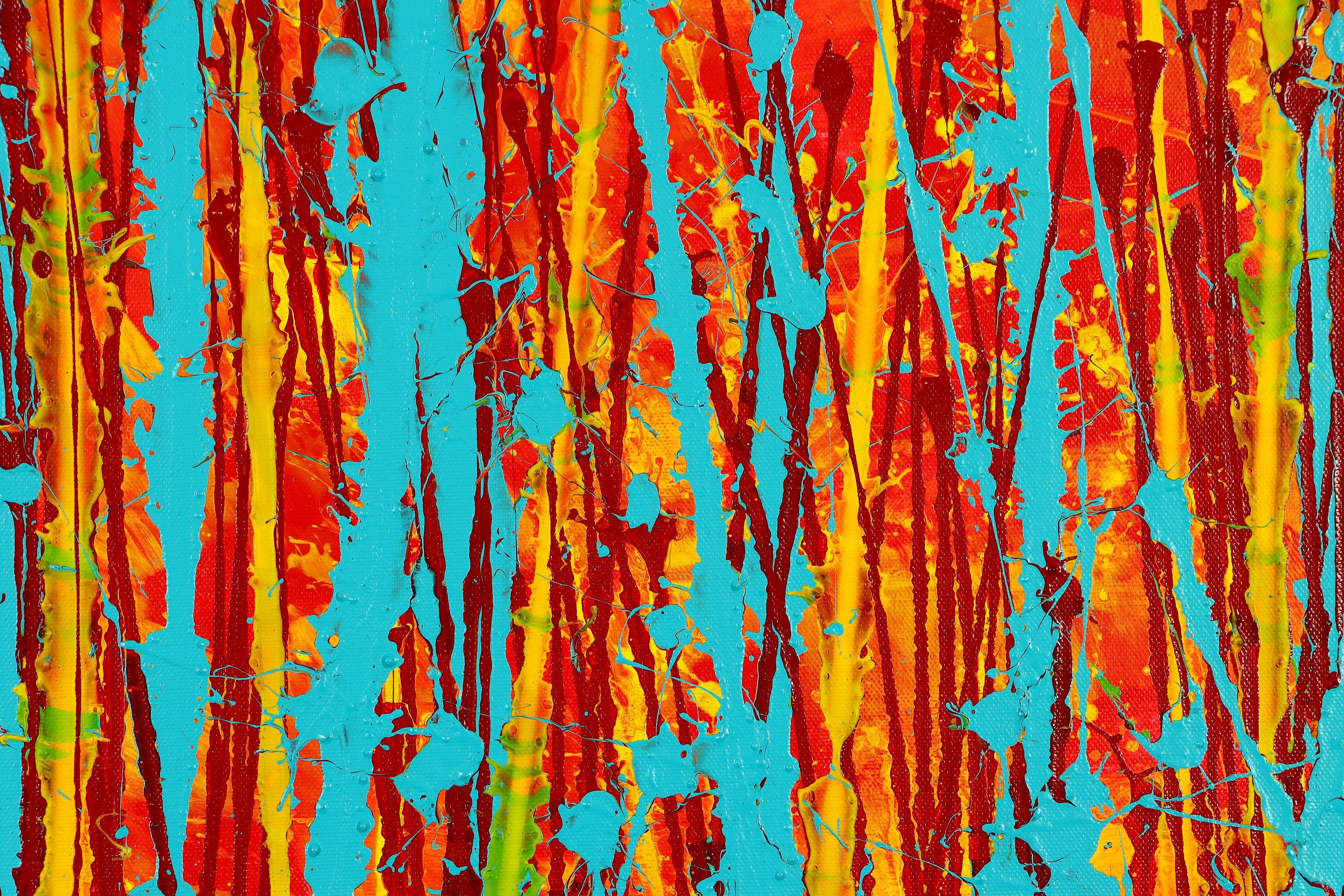 A fiery song, Painting, Acrylic on Canvas For Sale 3