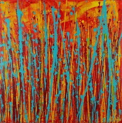A fiery song, Painting, Acrylic on Canvas