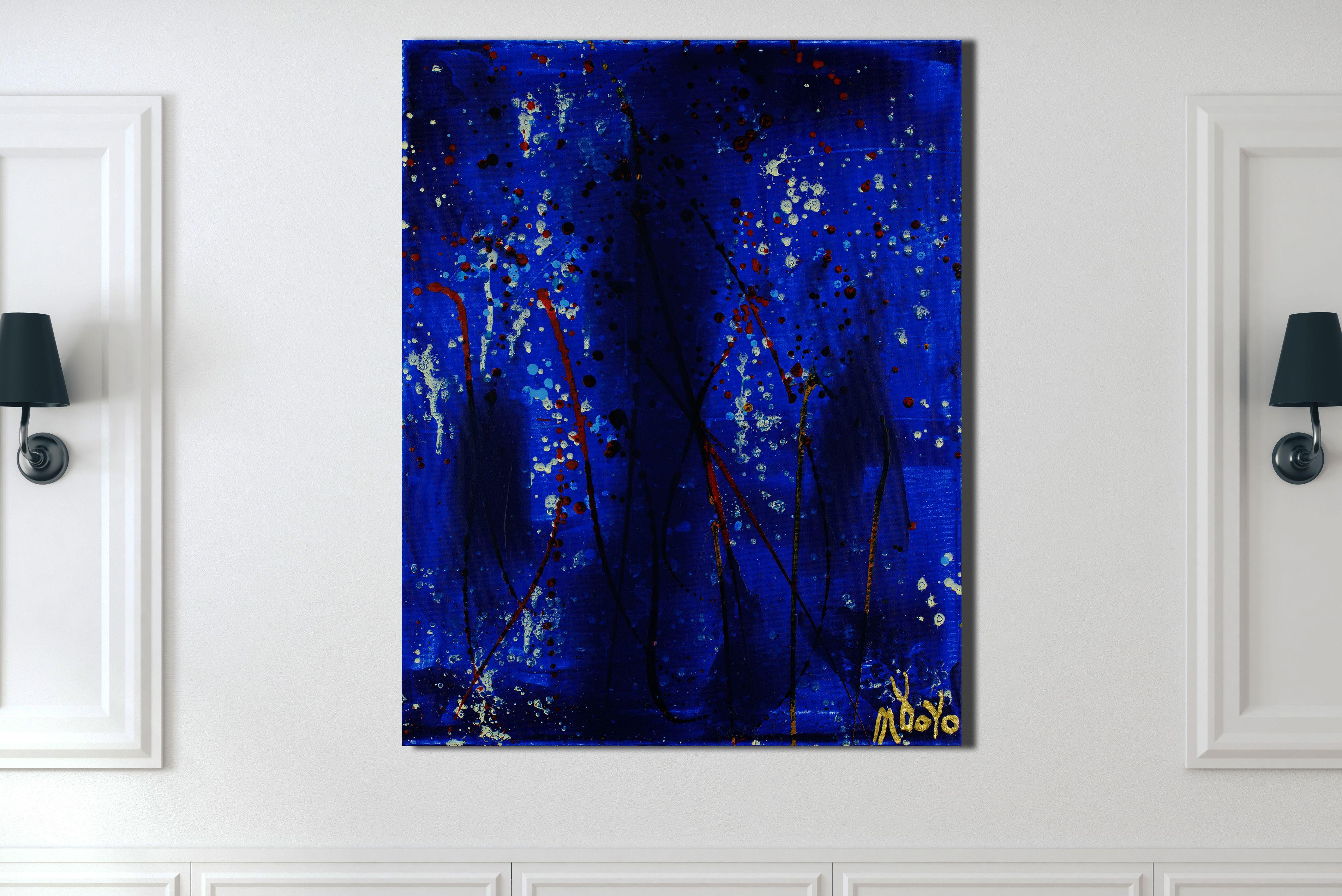 Un giardino fantasma, Pittura, Acrilico su tela - Painting di Nestor Toro