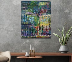 A matter of nature 10 (deep in the forest), Painting, Acrylic on Canvas