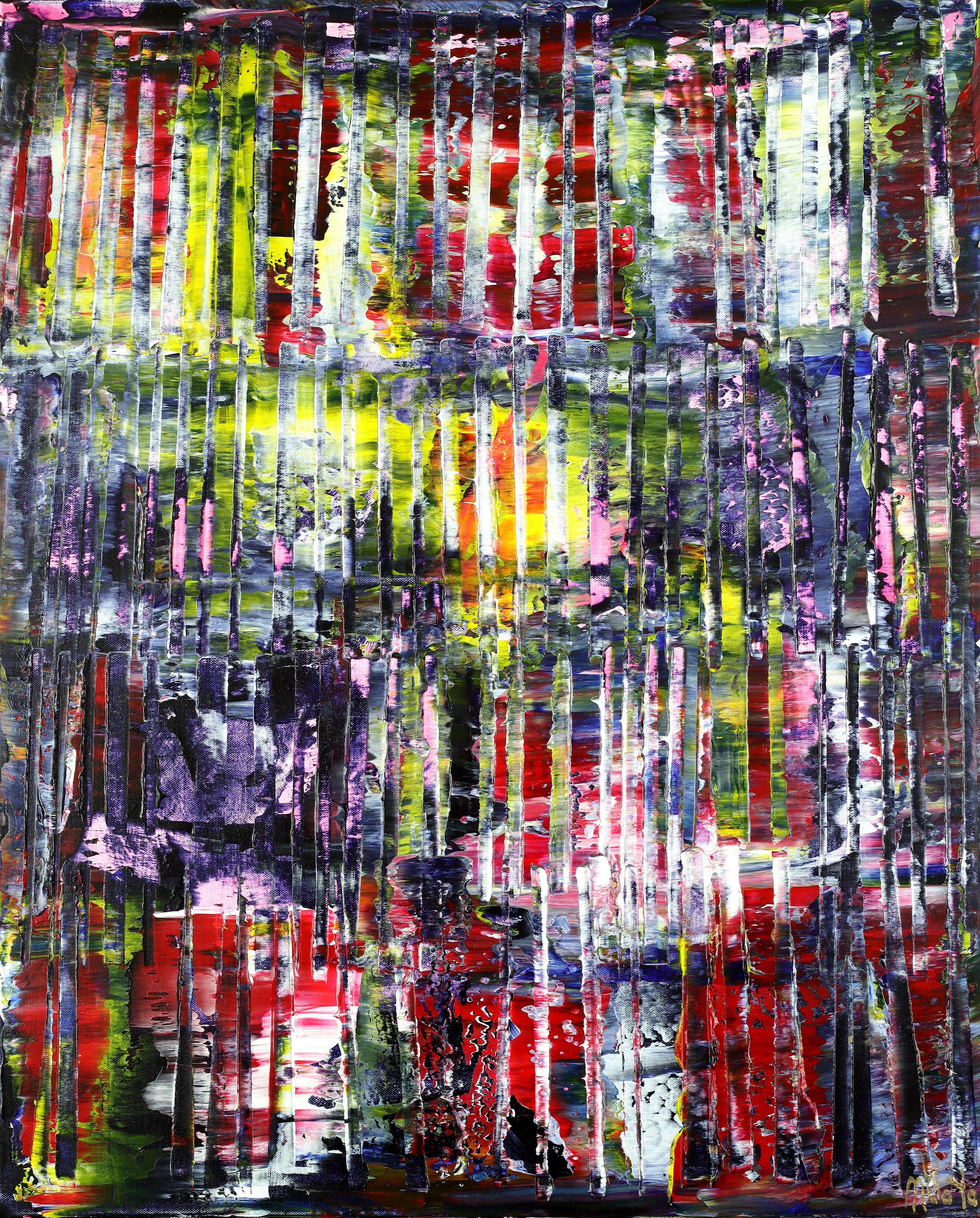 Nestor Toro Abstract Painting - A matter of nature 4, Painting, Acrylic on Canvas