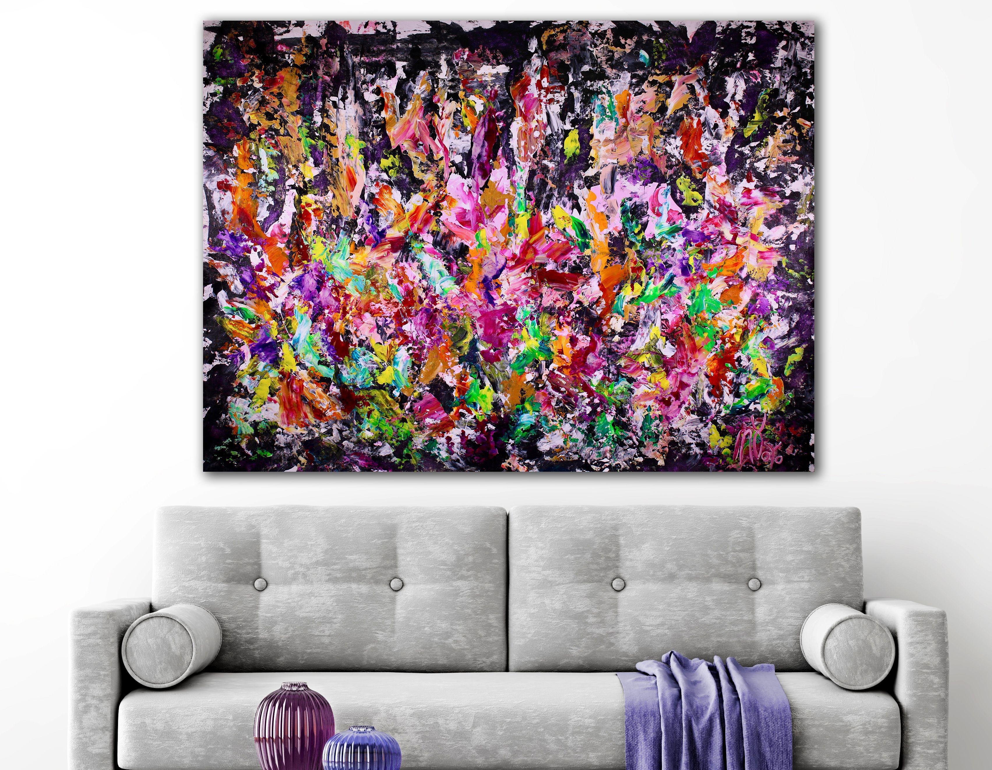 A night of secrets 2, Painting, Acrylic on Canvas For Sale 1