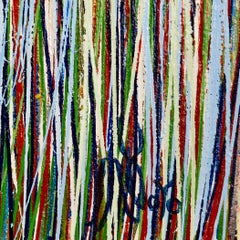 Un giardino peccaminoso (anochecer) 2, Pittura, Acrilico su tela