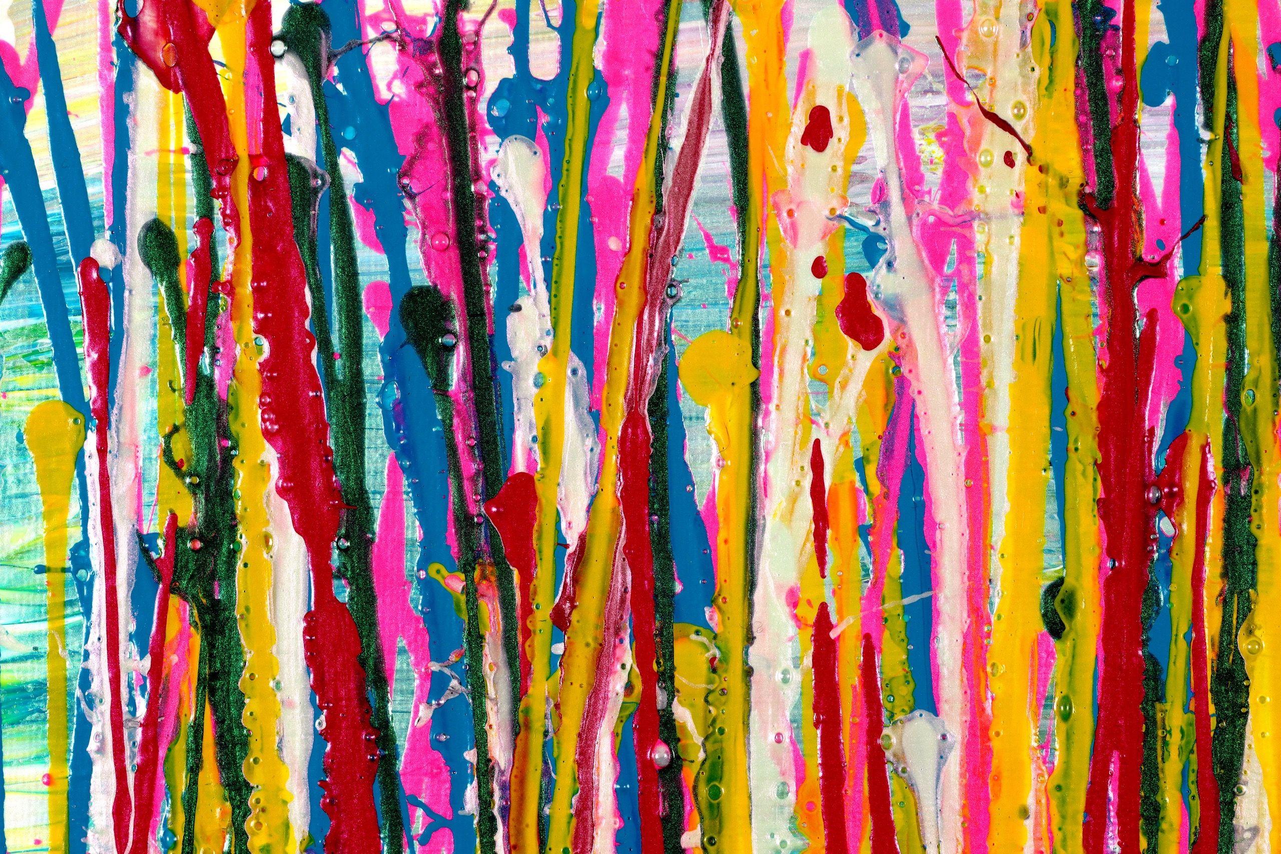 Un tempo per immaginare 2, Pittura, Acrilico su tela - Painting Astratto di Nestor Toro