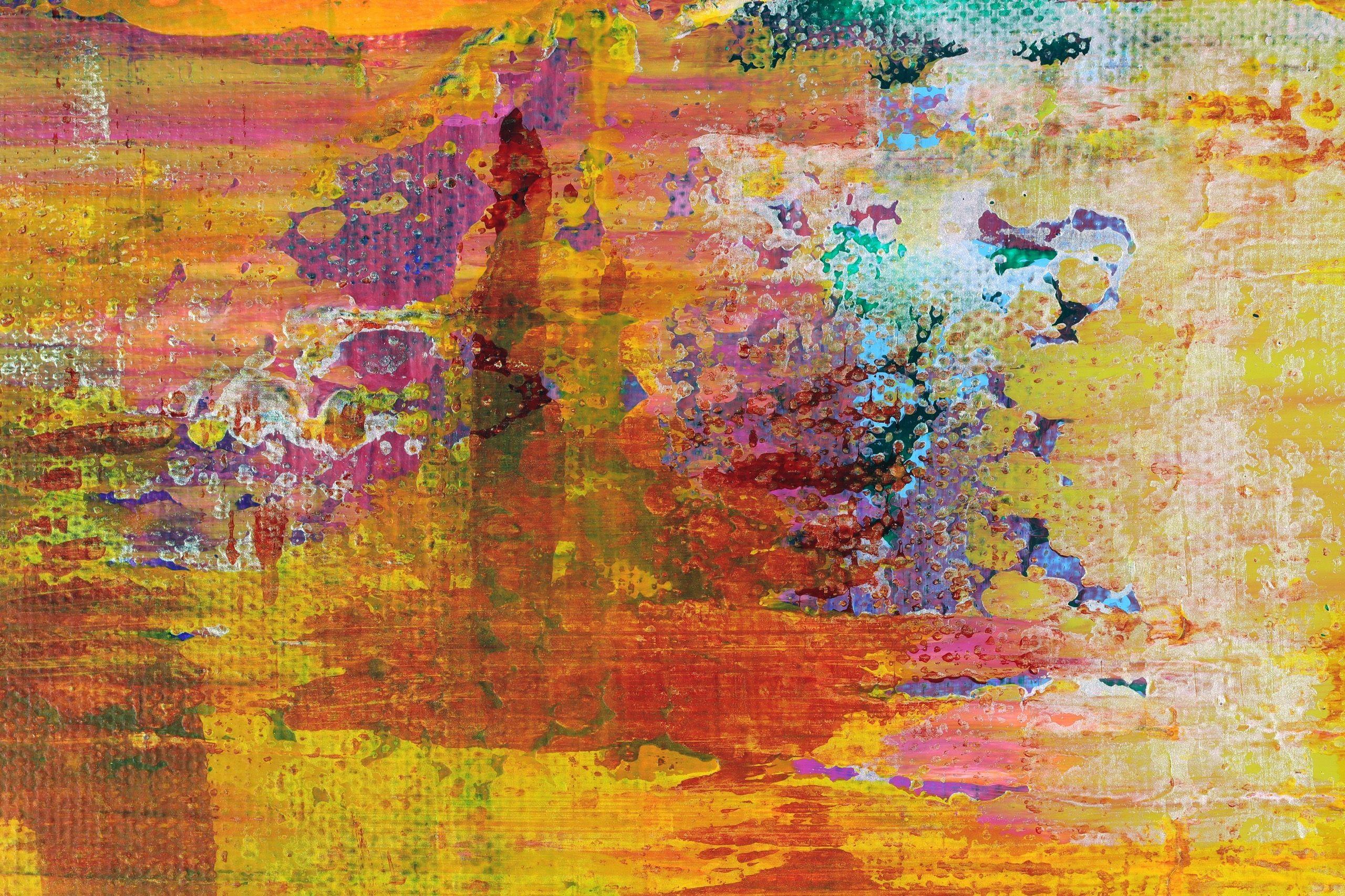 Una sensazione di calore, Pittura, Acrilico su tela - Painting di Nestor Toro