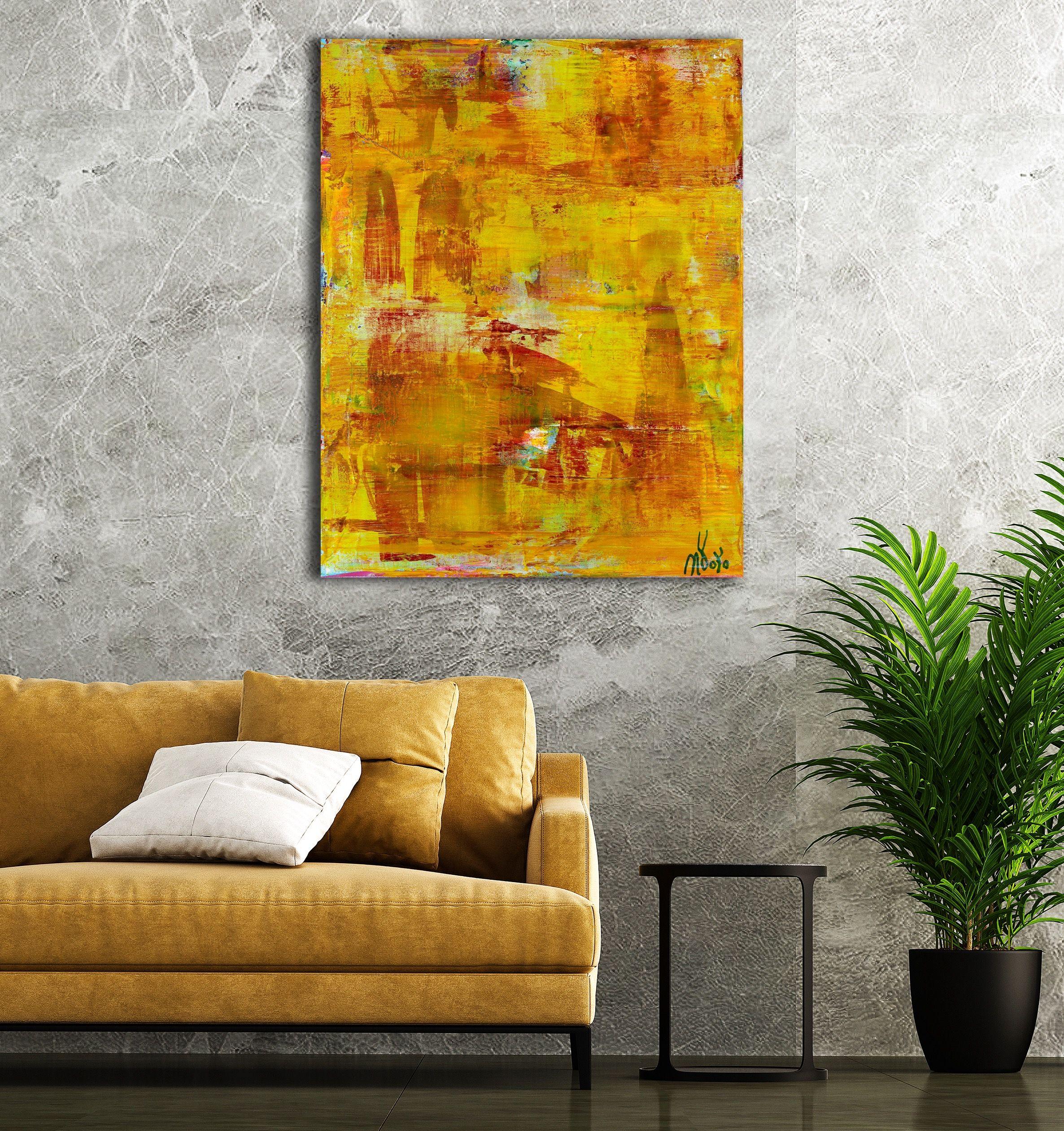 Una sensazione di calore, Pittura, Acrilico su tela - Painting Astratto di Nestor Toro