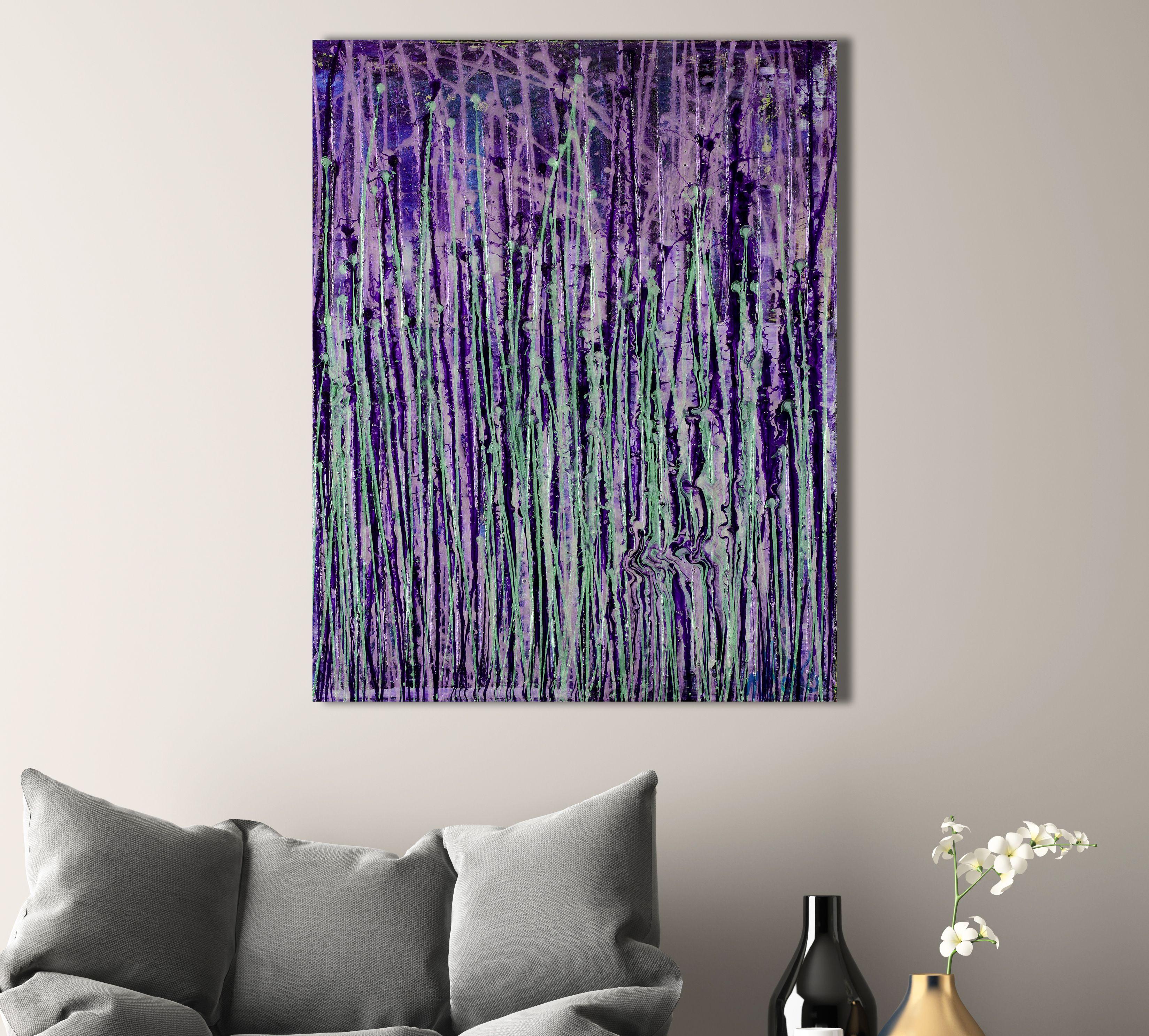 Energía de réplica, Pintura, Acrílico sobre lienzo - Painting Expresionismo abstracto de Nestor Toro