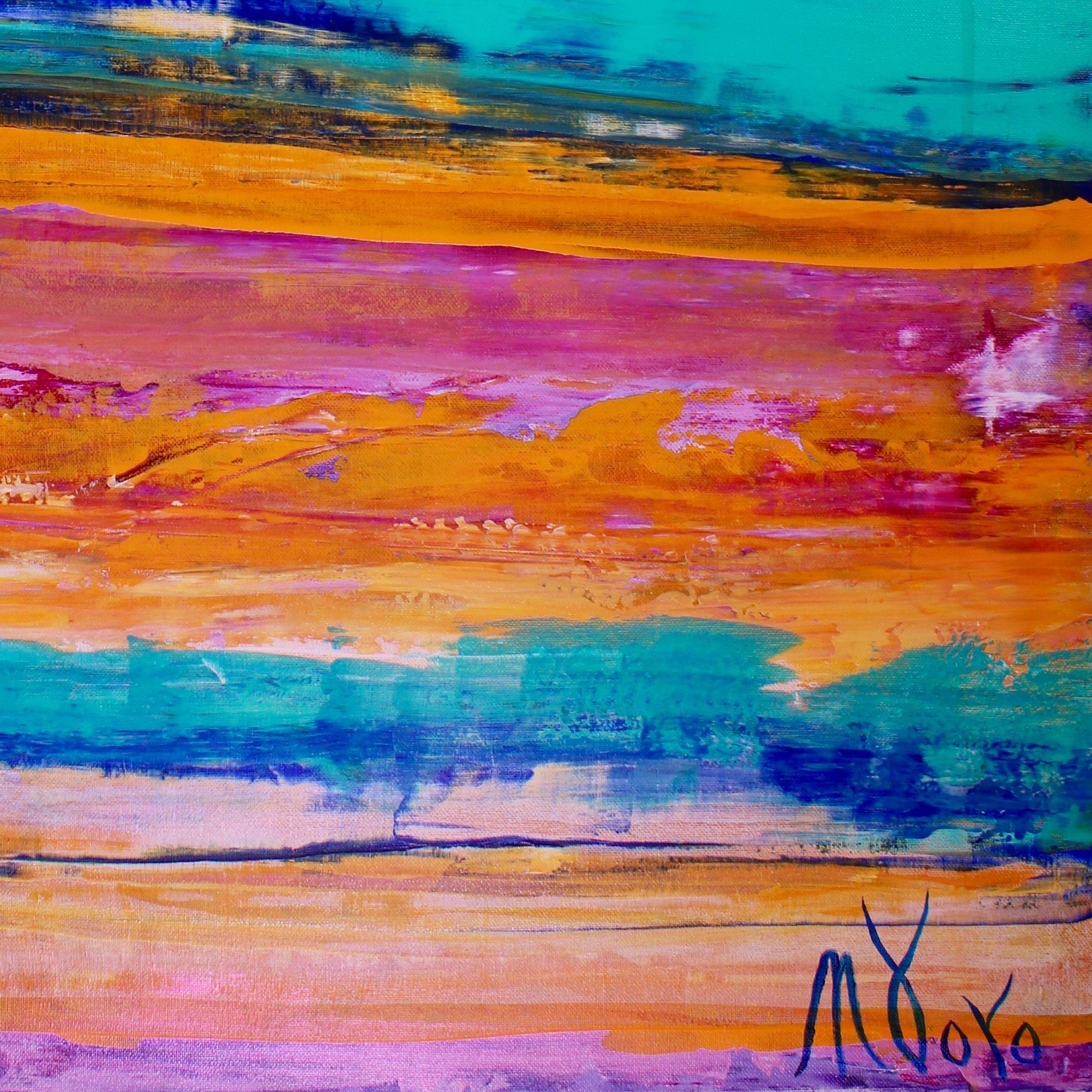 ALMOST BOUNDLESS, Pittura, Acrilico su tela - Painting Astratto di Nestor Toro