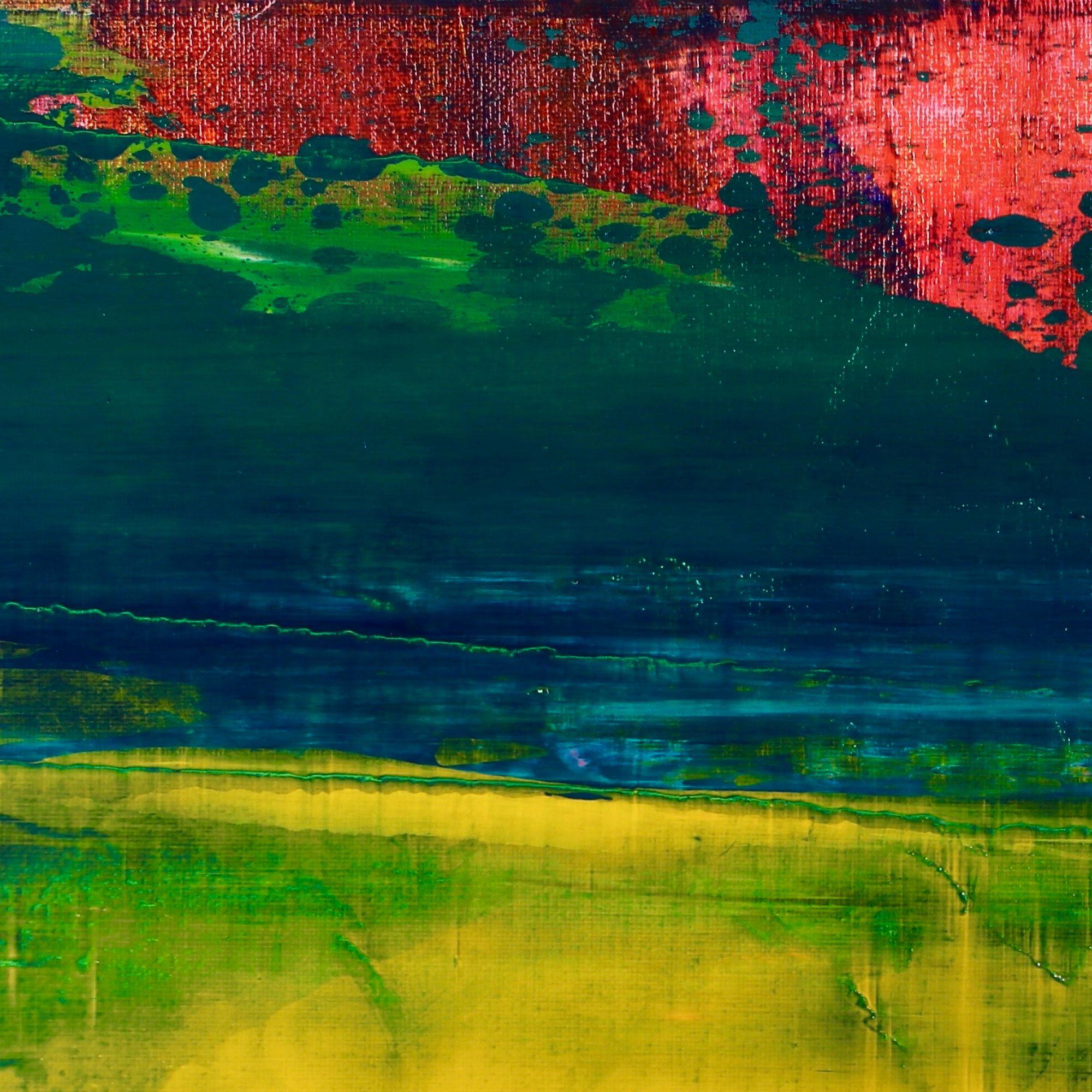 Always Daydreaming 3, Pittura, Acrilico su tela - Abstract Painting Nero di Nestor Toro