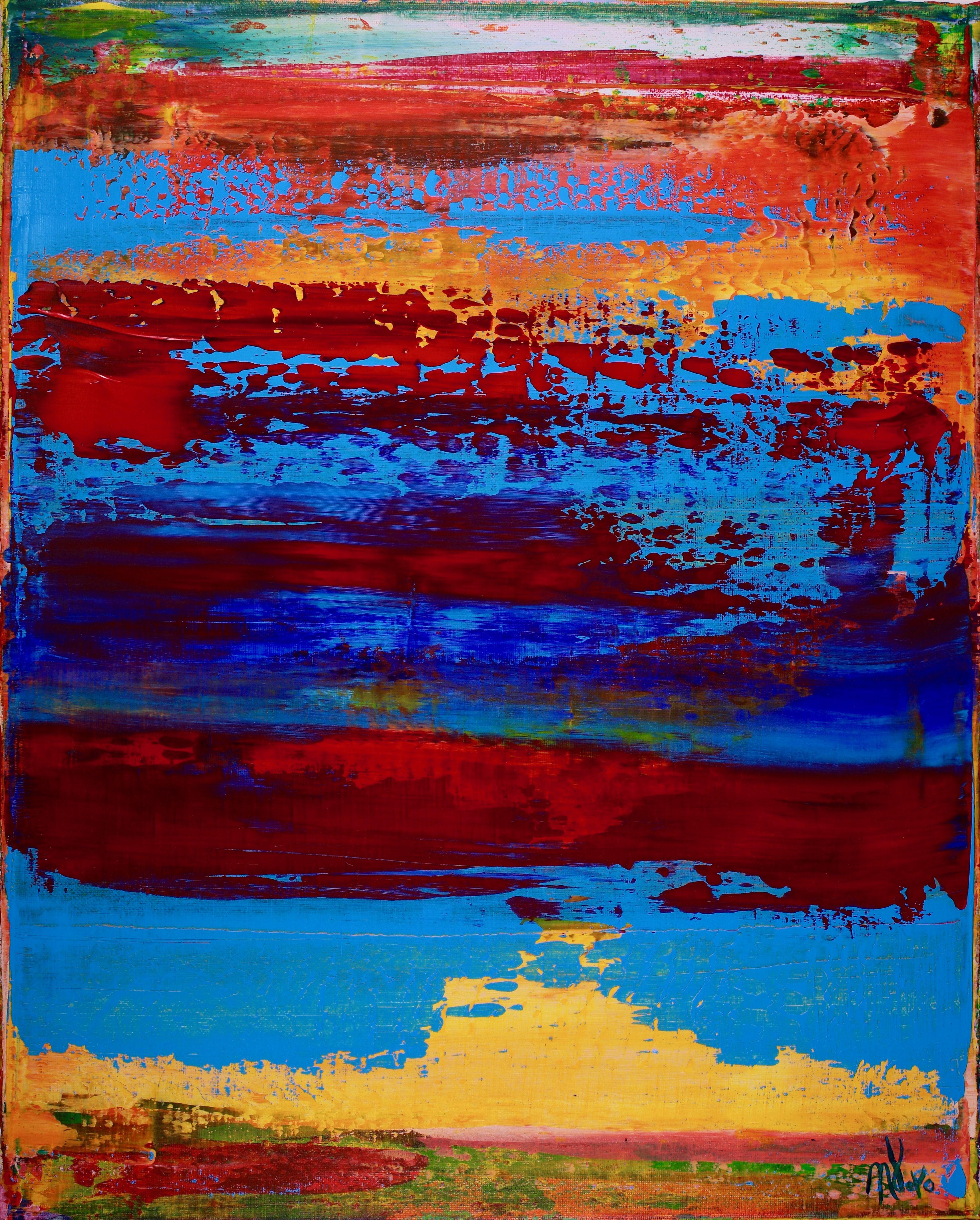 Abstract Painting di Nestor Toro - Always Daydreaming, Pittura, Acrilico su tela