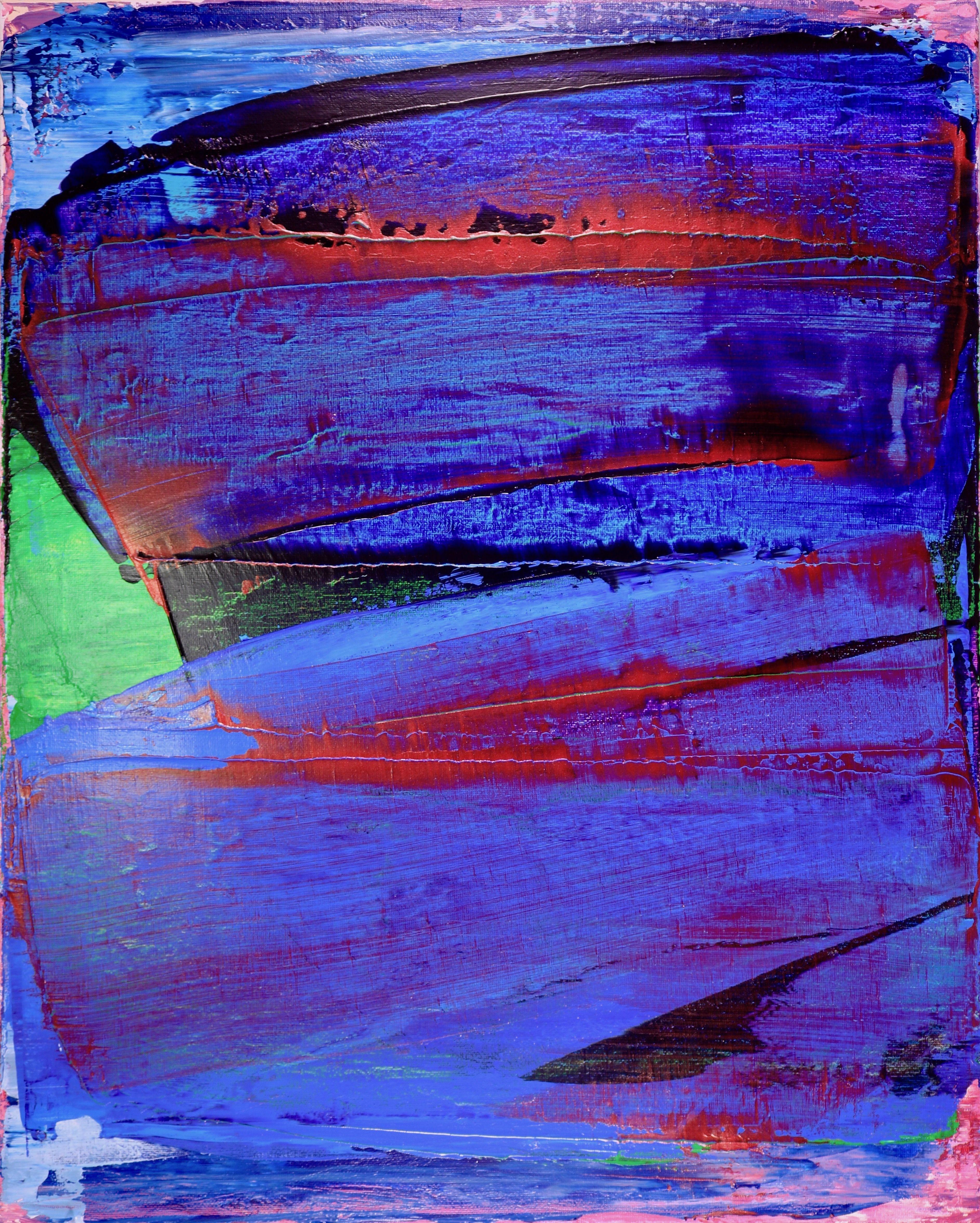 Abstract Painting di Nestor Toro - Di notte, Pittura, Acrilico su tela