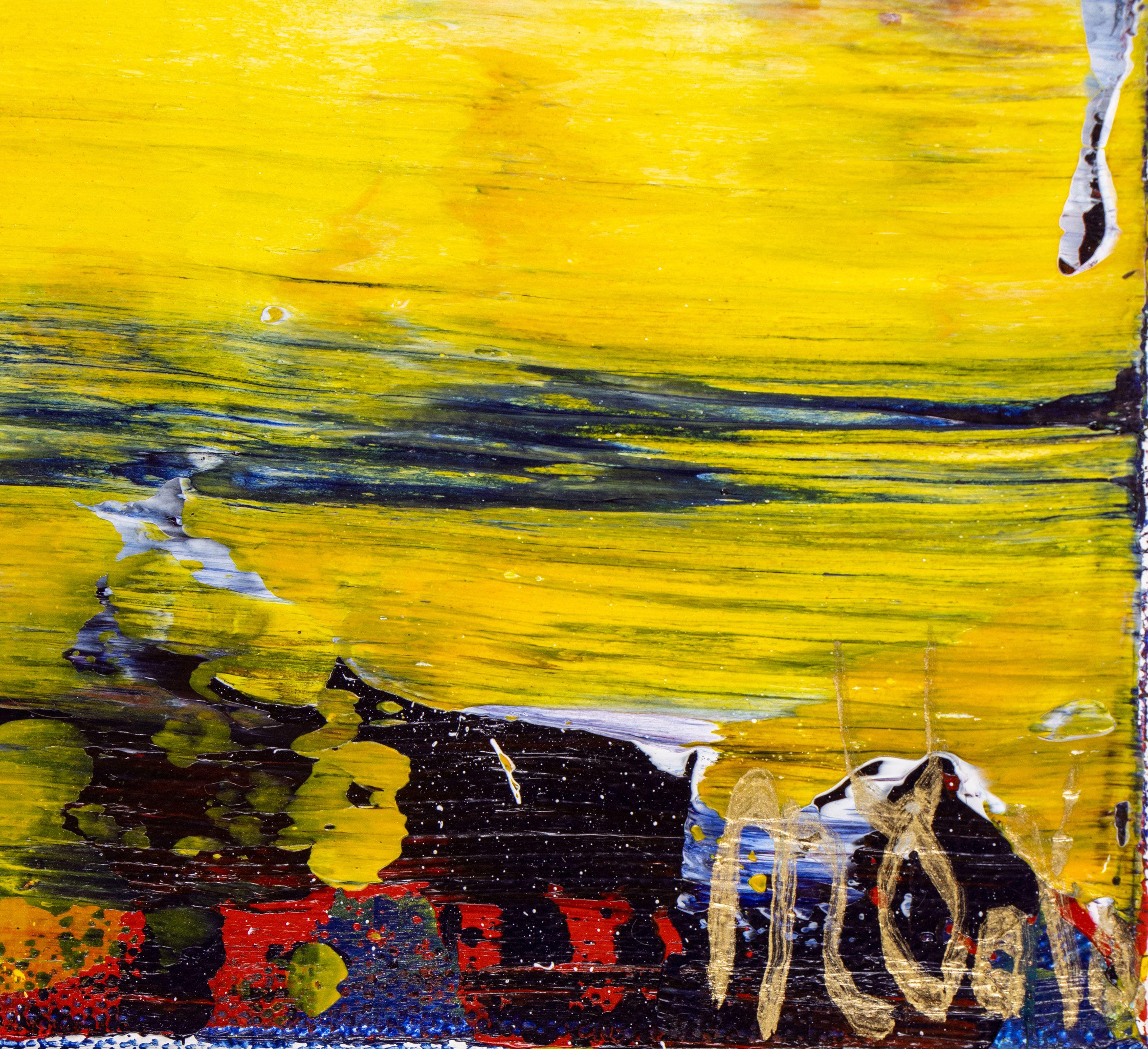 Specchi d'autunno 2, Pittura, Acrilico su tela - Painting Astratto di Nestor Toro