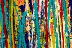 Autumn motion, Painting, Acrylic on Canvas