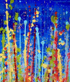 Awakening garden 2, Painting, Acrylic on Canvas