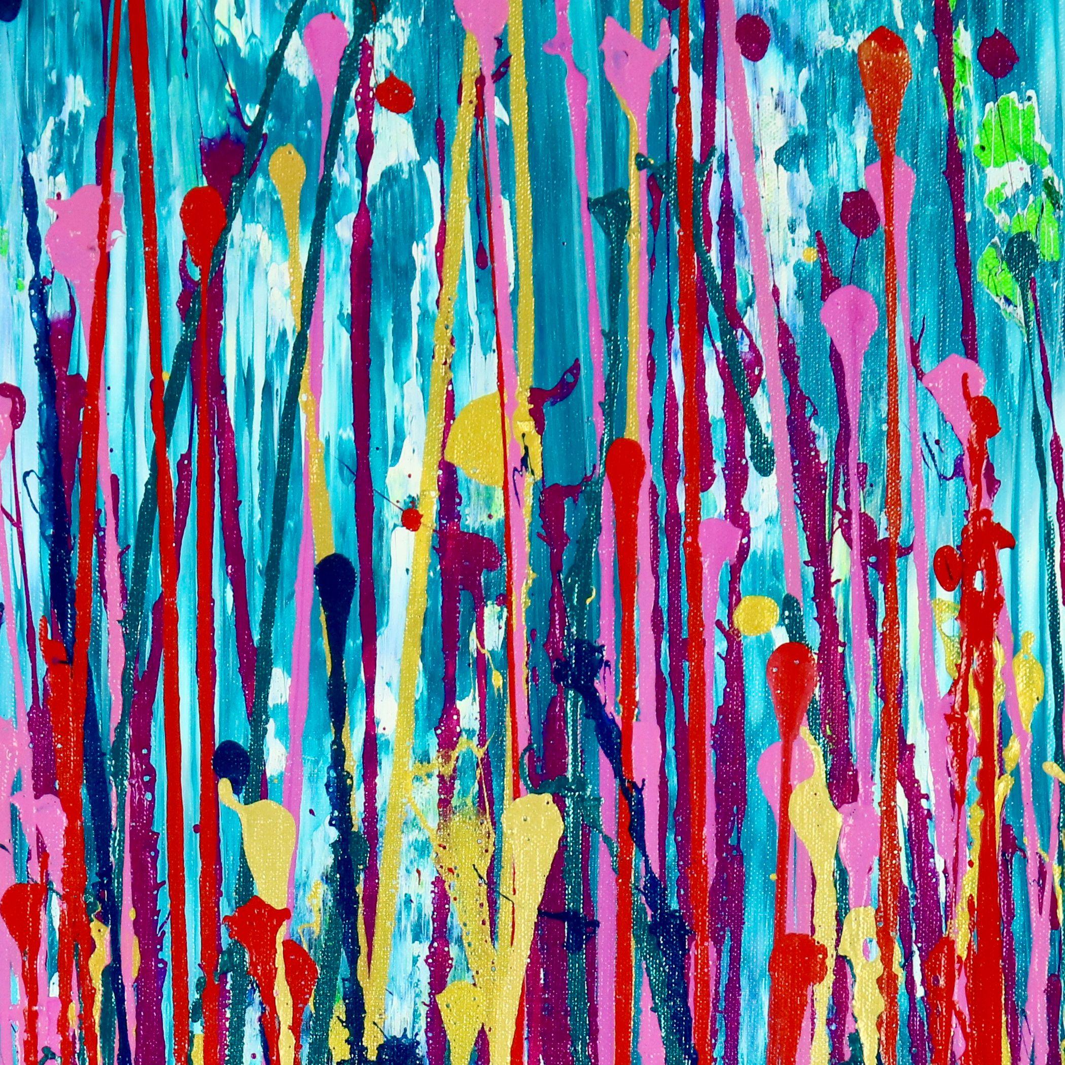 Awakening Garden 5, Painting, Acrylic on Canvas For Sale 2