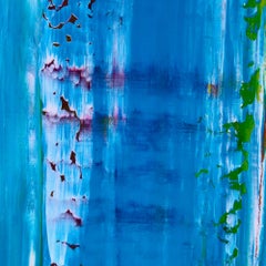 Azul Infinito (Blu infinito), Pittura, Acrilico su tela