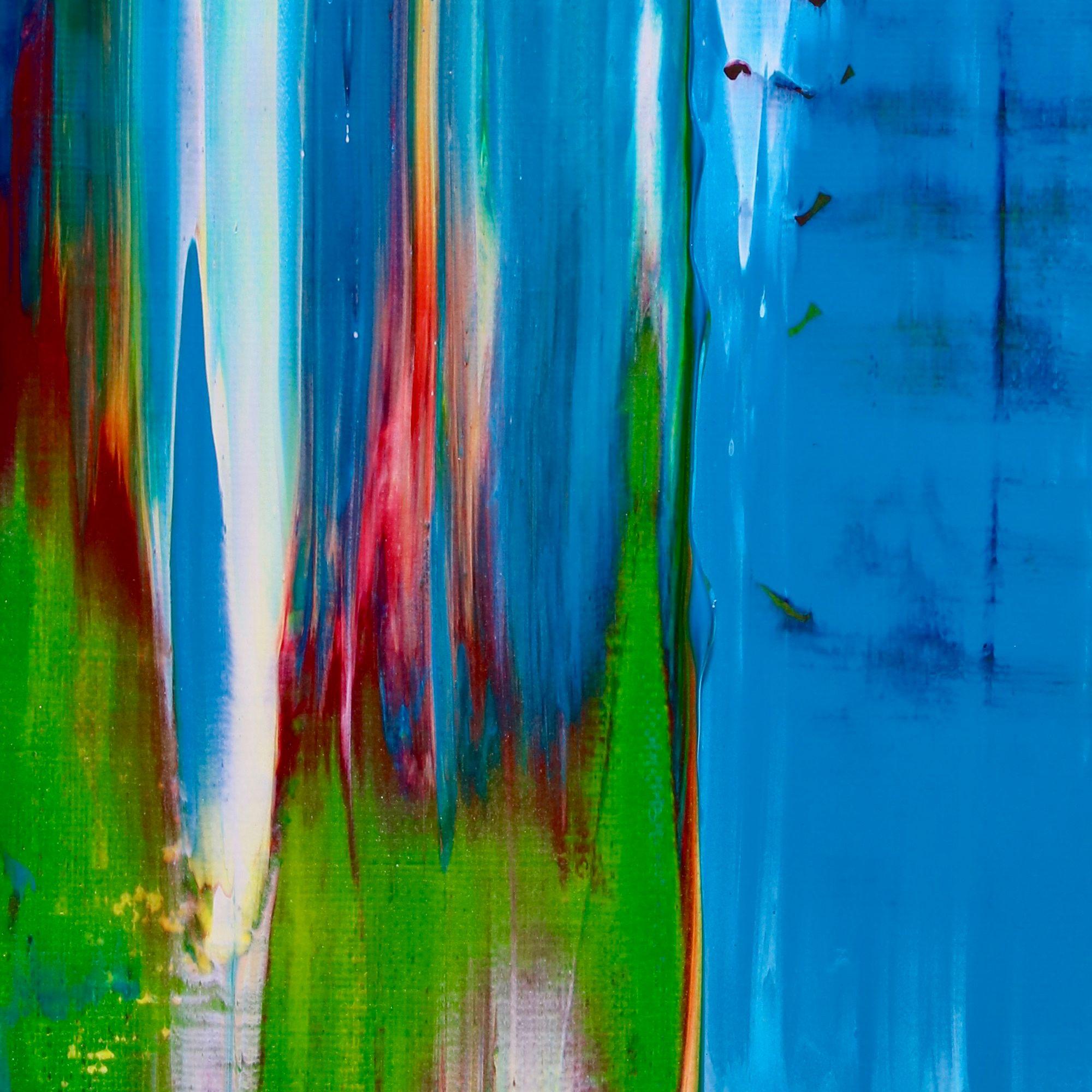 Azul Infinito (Unendlichkeitsblau), Gemälde, Acryl auf Leinwand (Abstrakt), Painting, von Nestor Toro