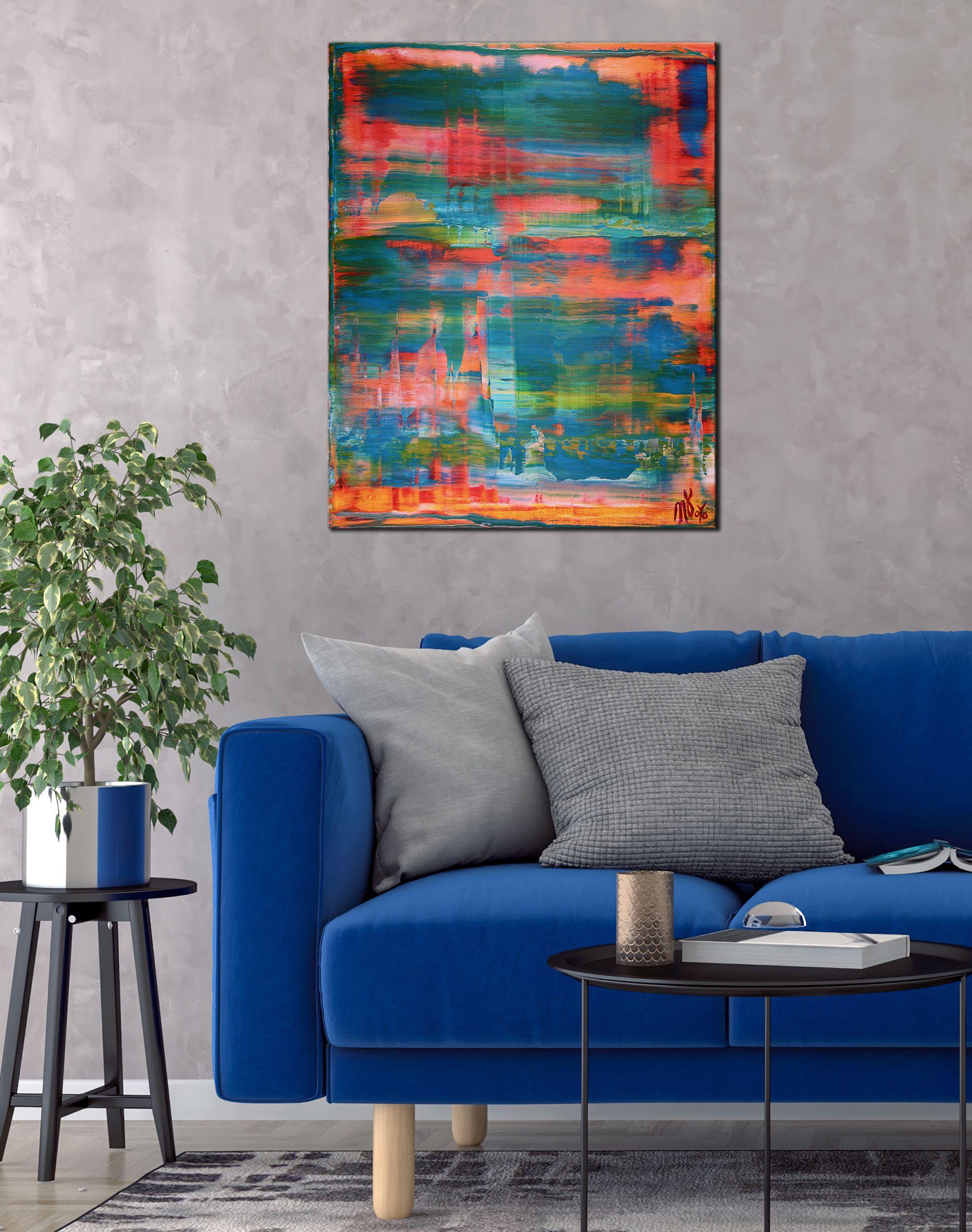 Luci accecanti, Pittura, Acrilico su tela - Painting di Nestor Toro