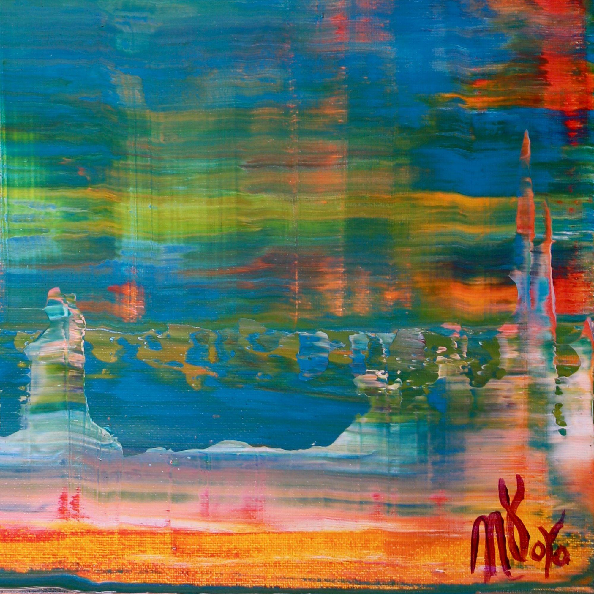 Luci accecanti, Pittura, Acrilico su tela - Painting Astratto di Nestor Toro