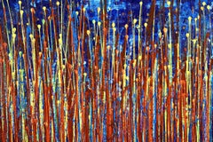 Blooming garden 3 (Flow Spectra), Gemälde, Acryl auf Leinwand