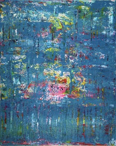 Blue Formations (Island Life), Gemälde, Acryl auf Leinwand