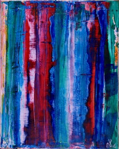 Blue Fusion 2, Painting, Acrylic on Canvas