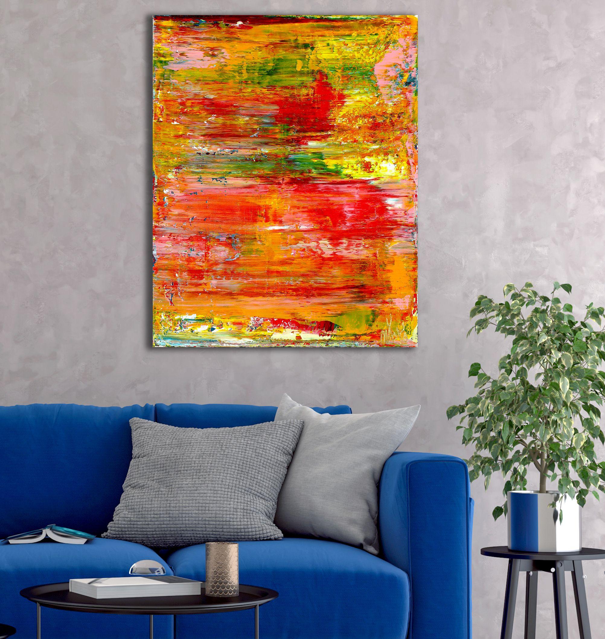 Energía caribeña (Destello de verano), Pintura, Acrílico sobre lienzo - Painting de Nestor Toro