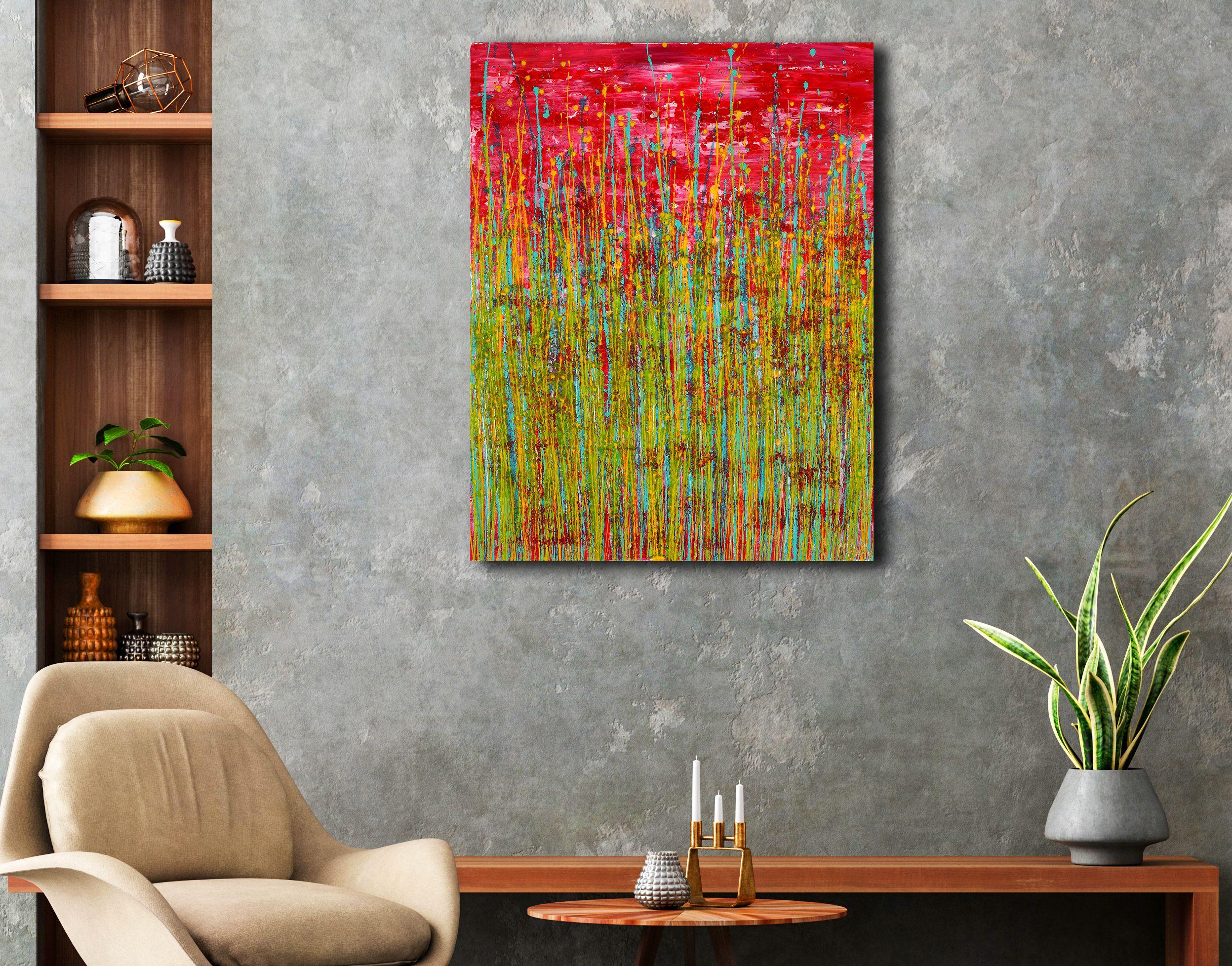 Riflessioni caraibiche 4, Pittura, Acrilico su tela - Painting di Nestor Toro