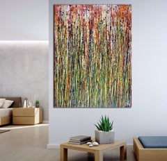 Caribbean synergy (A closer look), Painting, Acrylic on Canvas