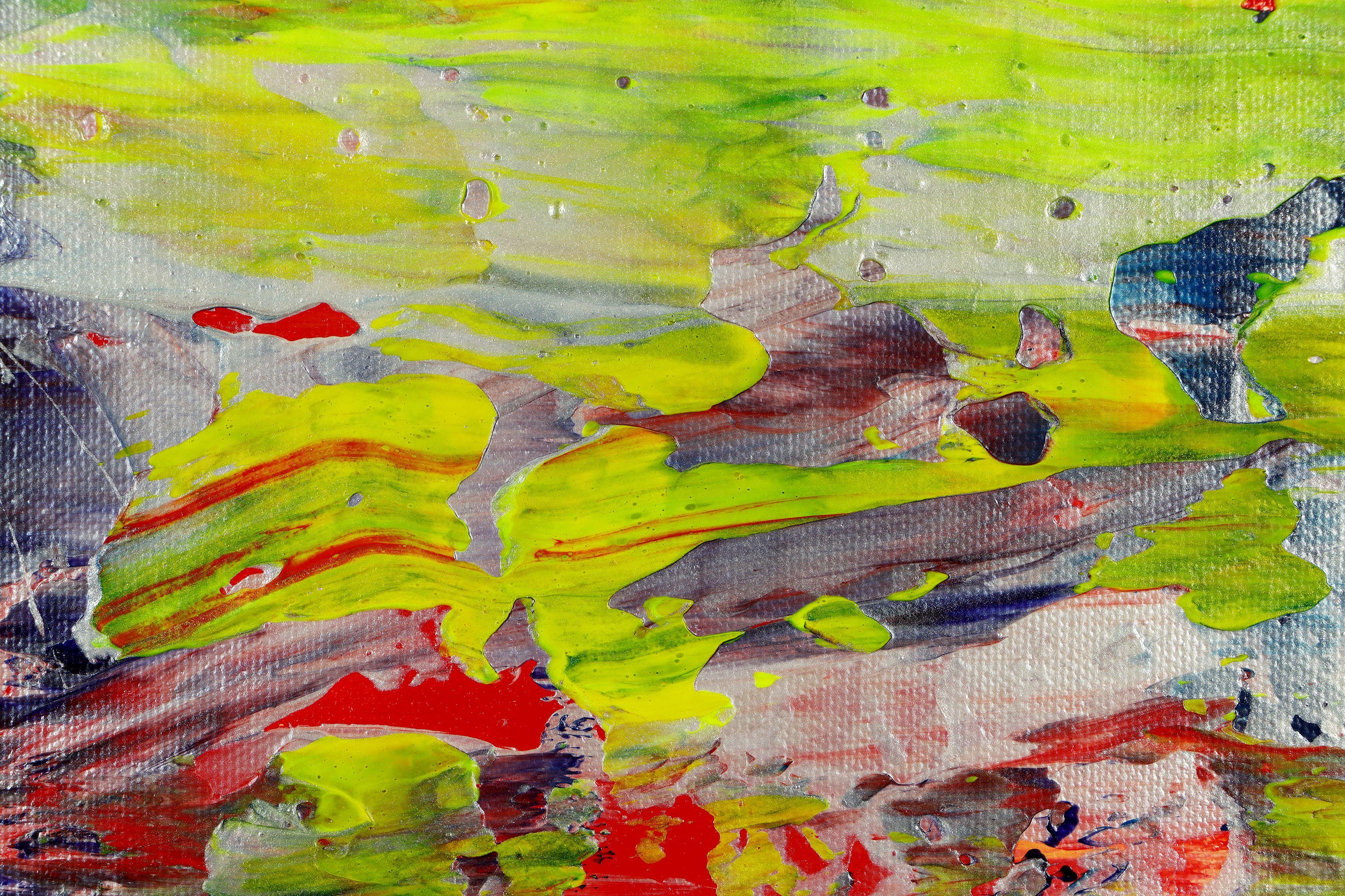 Catching memories (Reflections of Summer), Gemälde, Acryl auf Leinwand (Abstrakt), Painting, von Nestor Toro