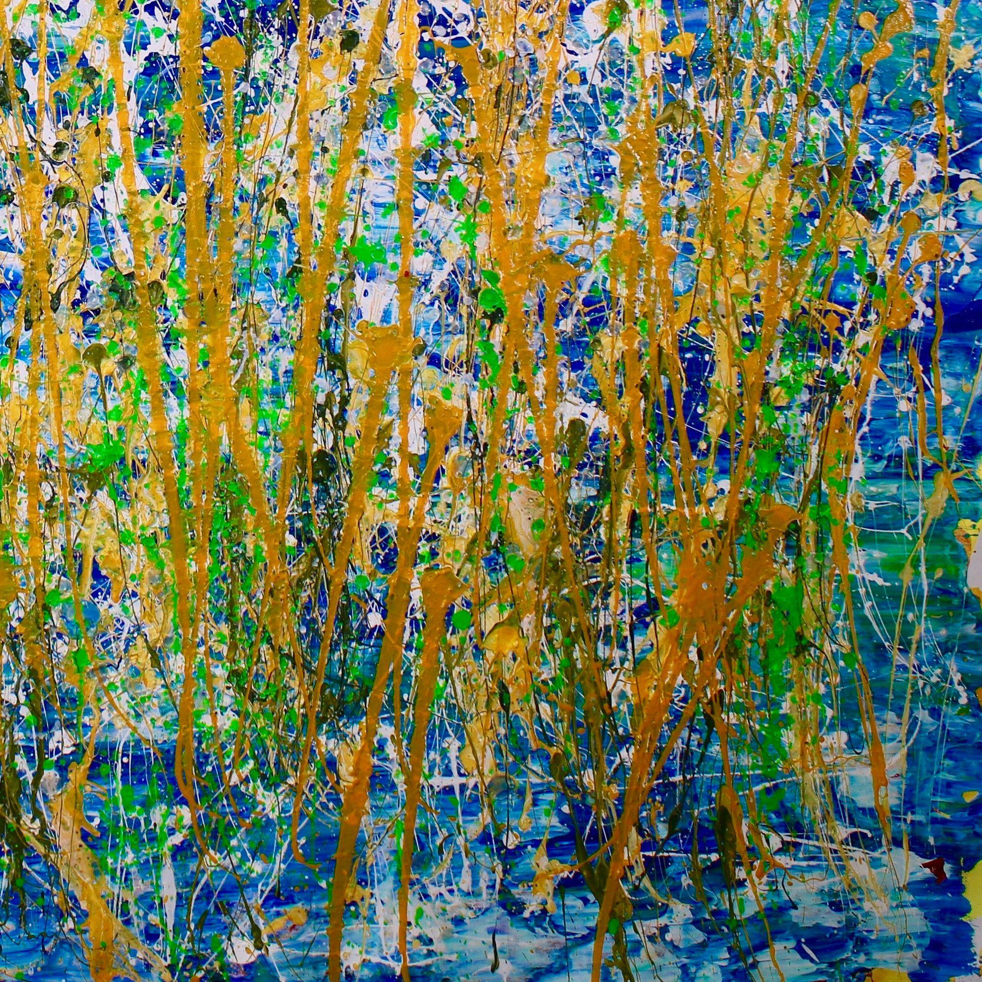 Sueños de infancia (serie En el desierto) (2018), Pintura, Acrílico sobre lienzo - Painting Abstracto de Nestor Toro