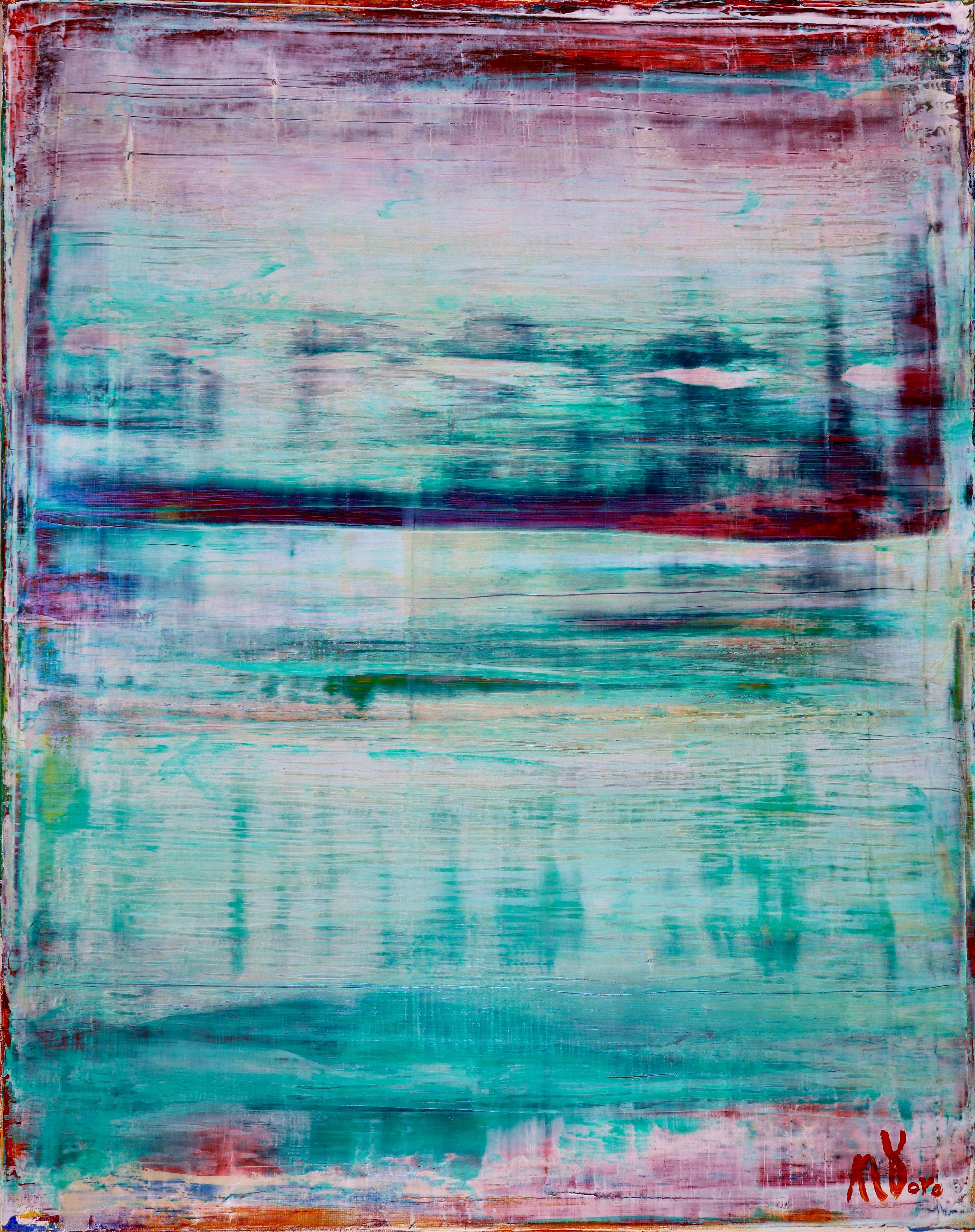 CIELO BLANCO, Pittura, Acrilico su tela - Painting di Nestor Toro